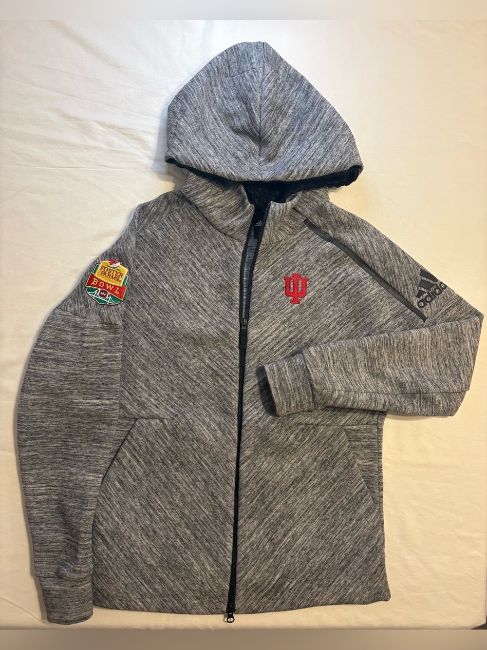 Hoosiers Foster Farms Bowl Adidas Z.N.E Women’s Full Zip Hoodie Indiana size M